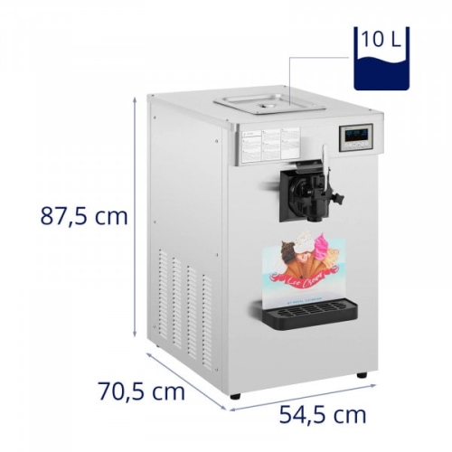 Maszyna do lodów włoskich - 1150 W - 18 l/h - 1 smak
